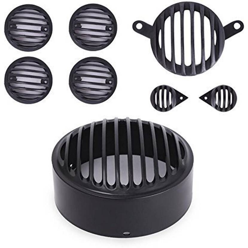 TRP Traders PVC Grill for Bullet Classic (Head Light,Tail Light