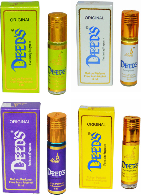 Almas Almas UAE fascinating fragrance pocket ( PACK OF 4 ) Floral Attar(Floral) - Flipkart Deal