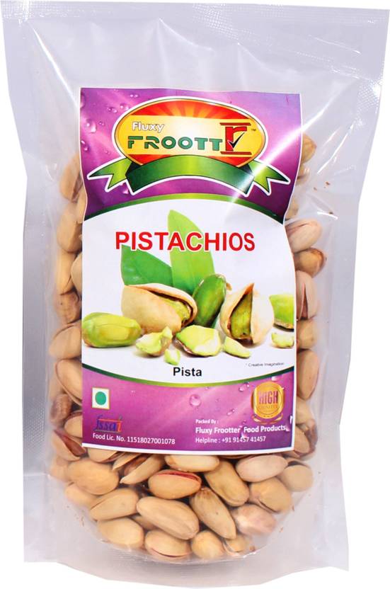 FLUXYFROOTTR Premium Quality Pista 250gm Pistachios Price in India