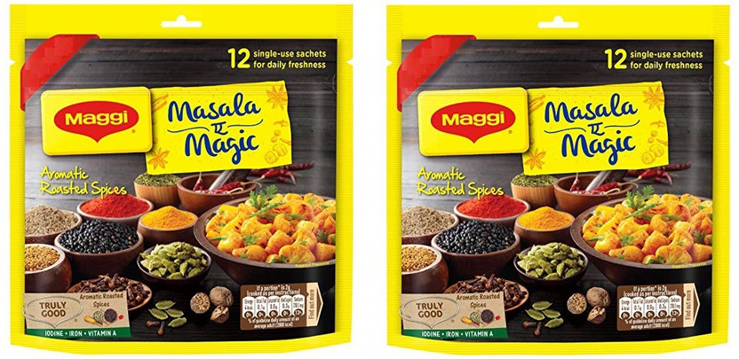NESTLE MASALA A MAGIC 12 SINGLE SACHETS(2 x 78 g)