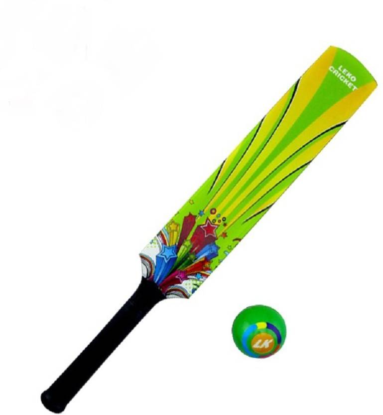 Khilona House 360 Printing Non Toxic Pu Foam Cricket Bat And Ball Set
