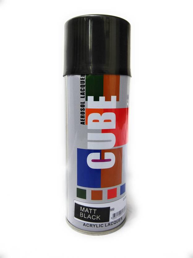CUBE Matt Black Spray Paint 600 ml Price in India Buy CUBE Matt Black