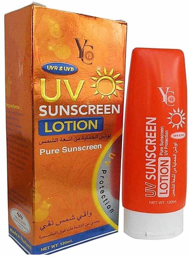 YC Sunscreen Lotion UVA & UVB ORIGINAL THAILAND UV50 Sunblock SPF 50