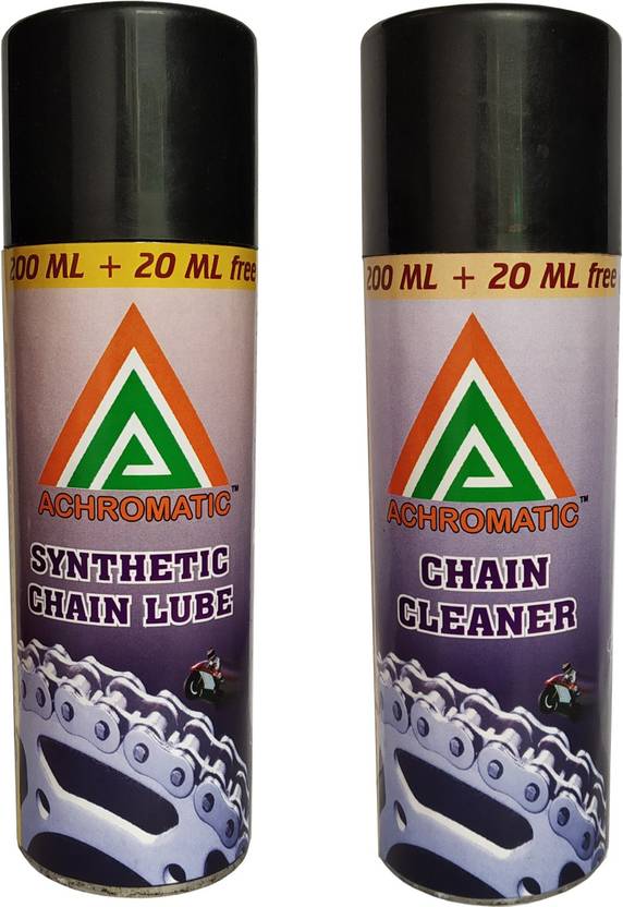 Achromatic Chain Lubricant & Cleaner Spray Set - (Cleaner ...