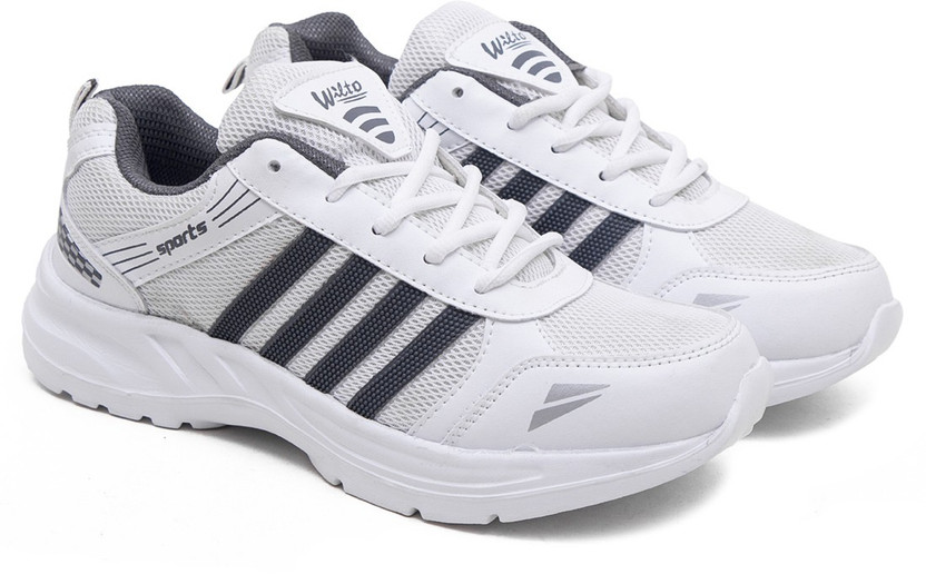 asian Wndr,Cosco-13 White Grey Sports 