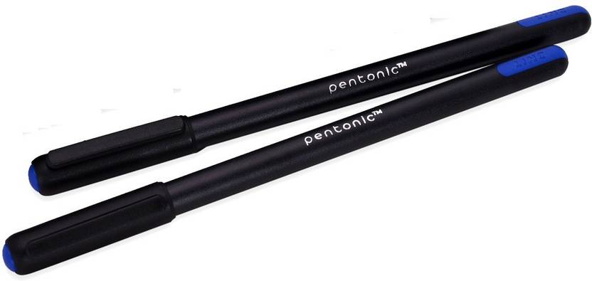 Pentonic Linc Penna A Sfera - Confezione Da 10 - Colore Blu - Con Clip Da Tasca
