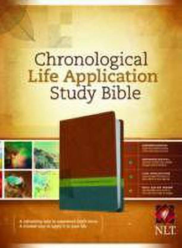 Chronological Life Application Study Bible NLT Tutone By NLT Buy Leather Bound Edition at Best