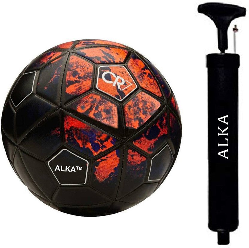 ALKA COMBO CR7 FOOTBALL WITH PUMP Football - Size: 5(Standard, Pack of 2)