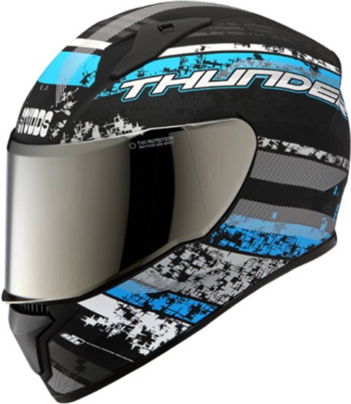 STUDDS THUNDER D1 FULL FACE WITH CLEAR VISOR Motorsports Helmet Buy