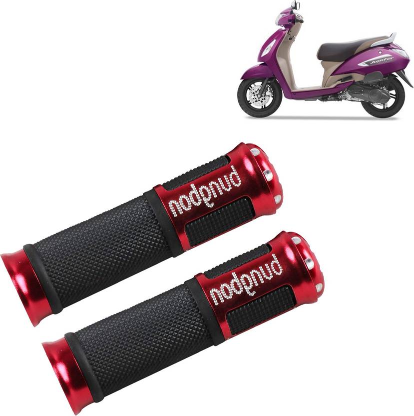 aksmit HNDLEGRIPBNGBONBLKRD1858 Handle Bar Grip For TVS Jupiter Price