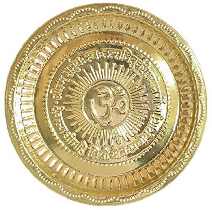 Shv Brass Pooja Plate Thali Bronze Price in India Buy Shv Brass Pooja