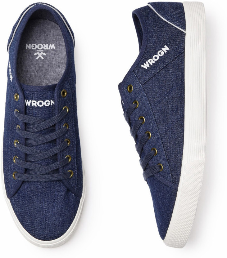 Wrogn canvas shoes clearance