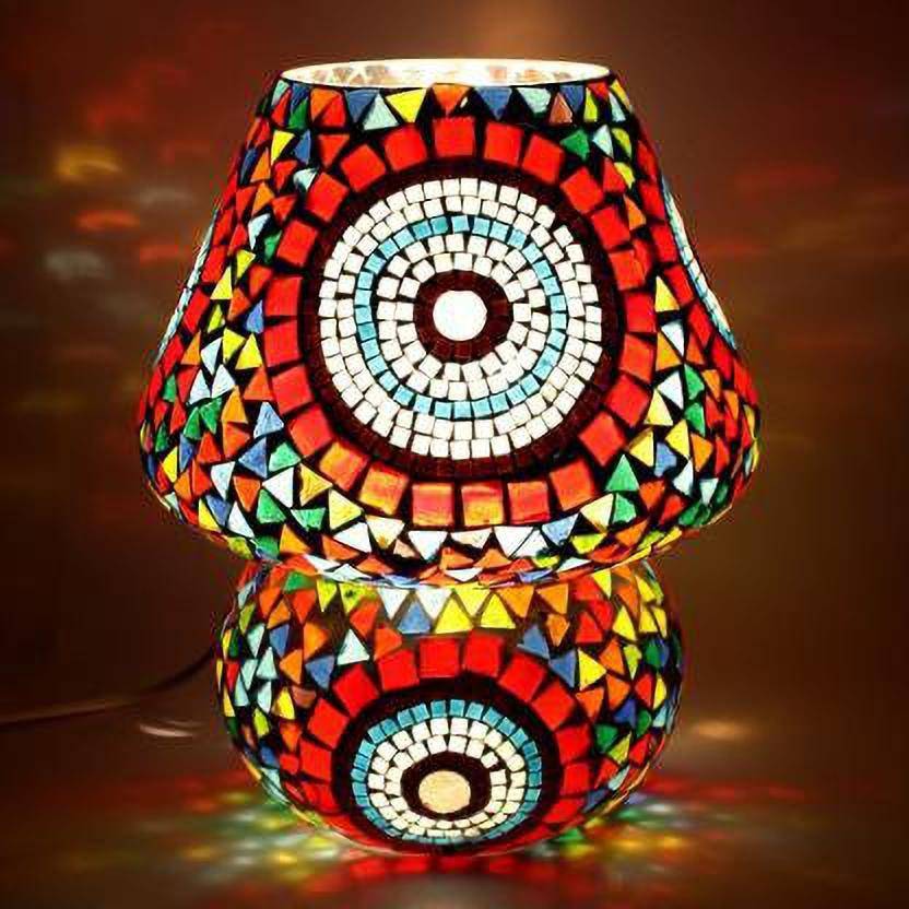 Adhya new decorative mosaic table lamps Table Lamp Price in India Buy