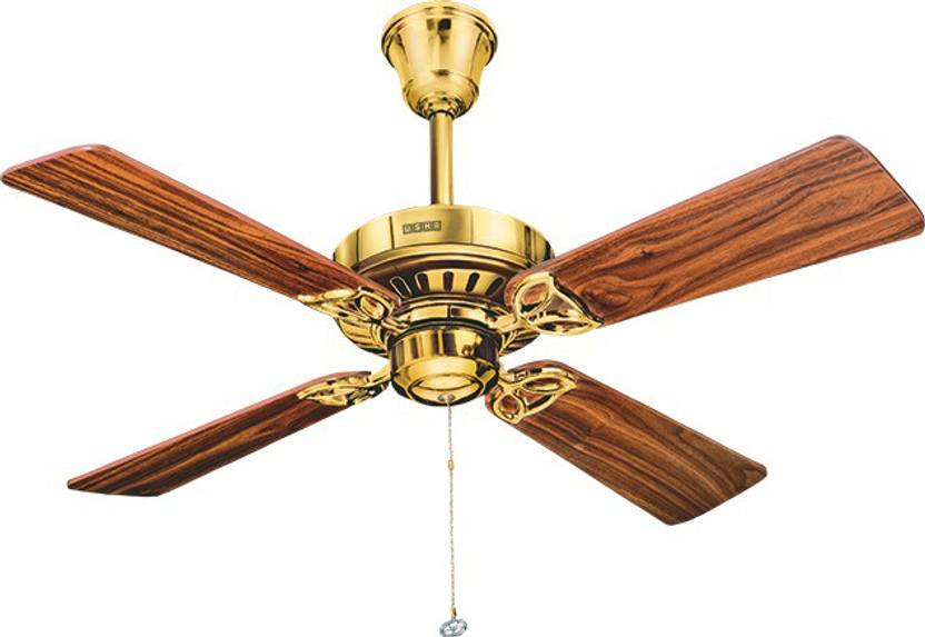 USHA HUNTER BAY PORT BRUSHED NICKEL WITH OAK 1067 mm Silent Operation 4