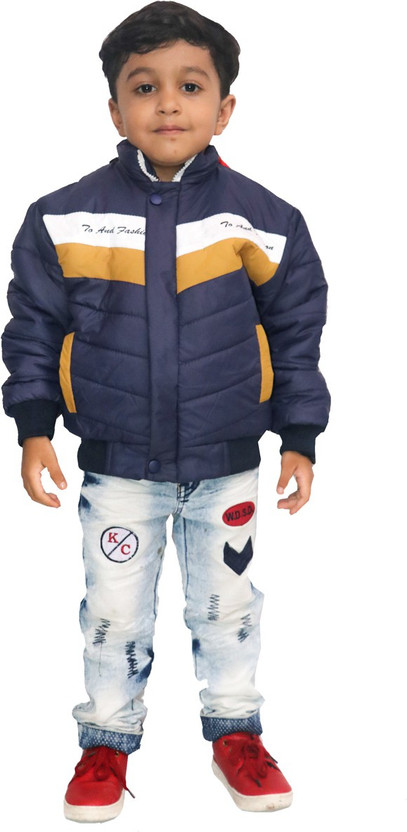 Sleeve Striped Boys Jacket 