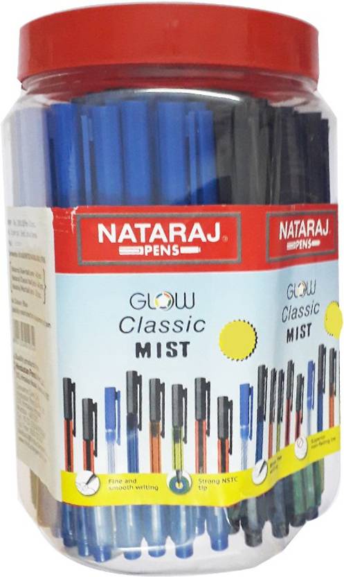 NATARAJ 100 GLOW CLASSIC MIST PEN(JAR) Ball Pen - Buy NATARAJ 100 GLOW CLASSIC MIST PEN(JAR