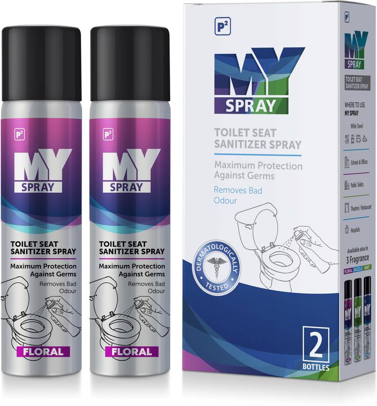 My Spray Toilet Seat Sanitizer Spray (Floral 75 ML) (Pack Of 2