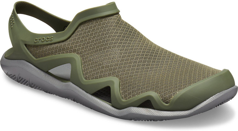 crocs swiftwater wave green