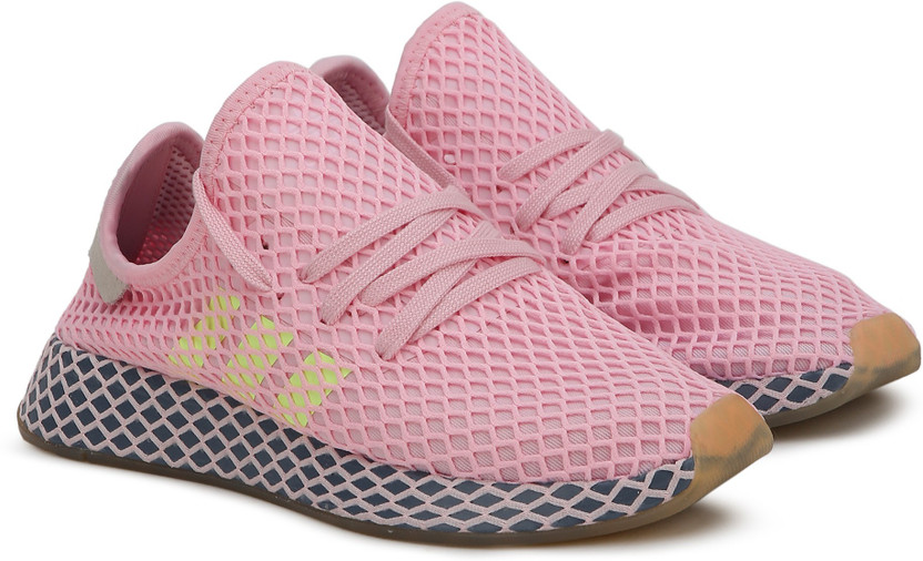 Pink adidas deerupt clearance