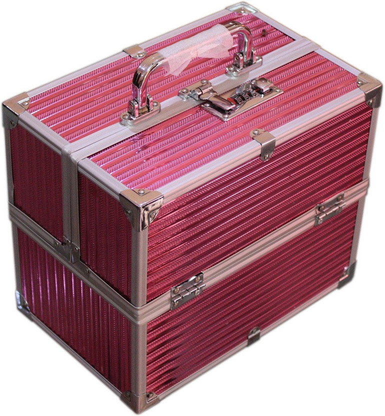 Bridal Bridal Store Cosmetics, Makeup & Jewellery Vanity Box Vanity Box(Pink) - Flipkart Deal