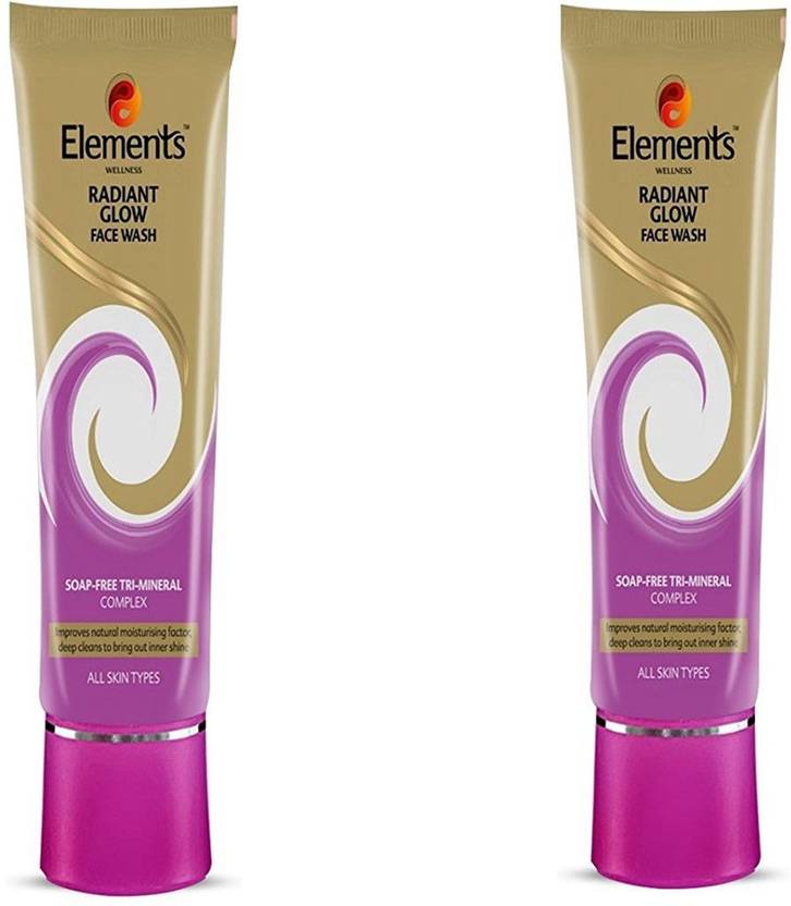 Elements Hershel Radiant Glow (100 g) Pack of 2 Face Wash Price in