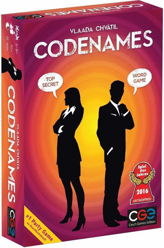 Vibgyor Products Code Names Word Game,Code Names Board Games Educational Board Games