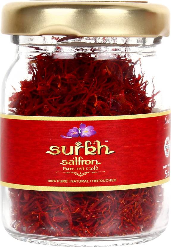 SURKH Saffron 5 Grams Premium Pack 100 Pure I Natural Price in