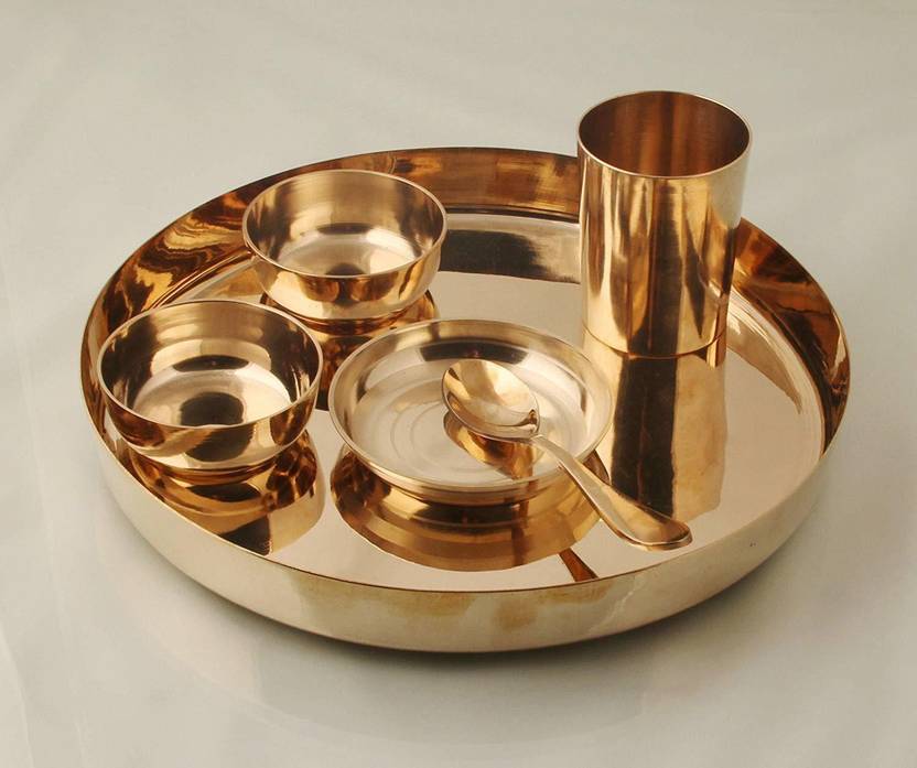 PJTRADERS Pack of 6 Bronze Dinner Set Price in India Buy PJTRADERS Pack of 6 Bronze Dinner Set