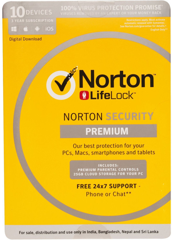 Norton Security Premium 10 User 3 Years(Voucher)