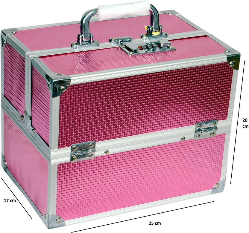 Bridal Bridal Pretty To Store Cosmetics, Makeup & Jewellery Vanity Box(Pink) - Flipkart Deal