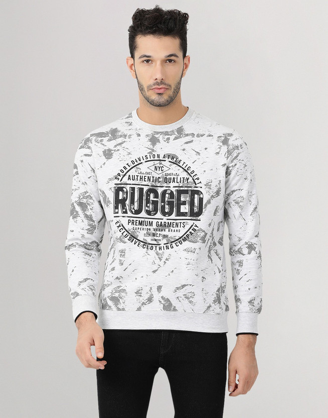 Full Sleeve Printed Men Sweatshirt 