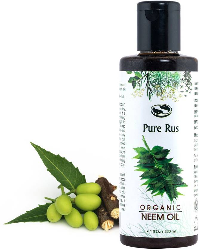 Pure Rus Neem Oil For Hair and Skin Price in India, Buy Pure Rus Neem
