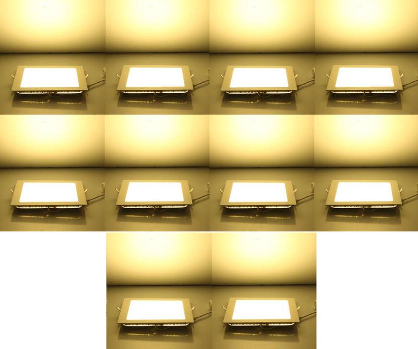 D'Mak 12 Watt LED Square False Ceiling/ Recessed Panel