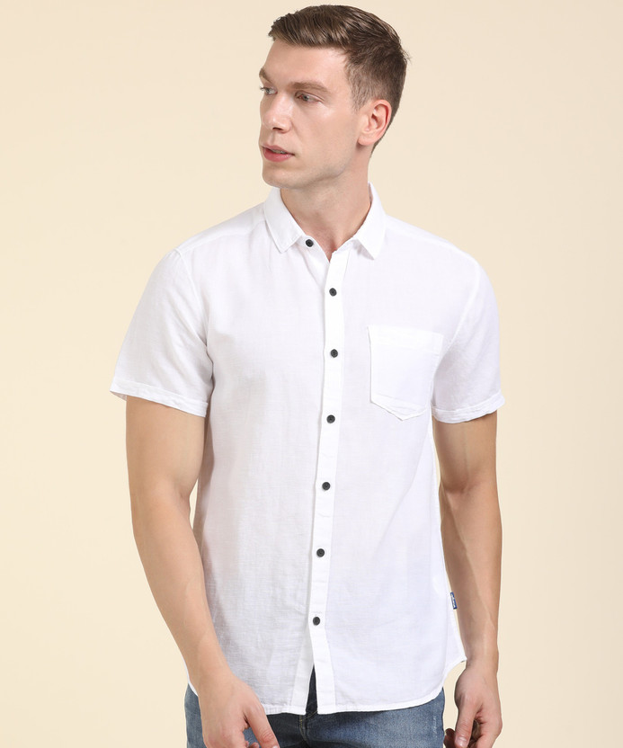 Wrangler white button up shirt clearance
