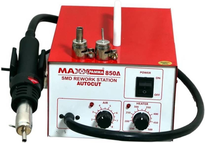 MAXX pama AutoCut SMD Rework Station 850A Hot Air Gun For Chip IC Removing 270 W Heat Gun Price