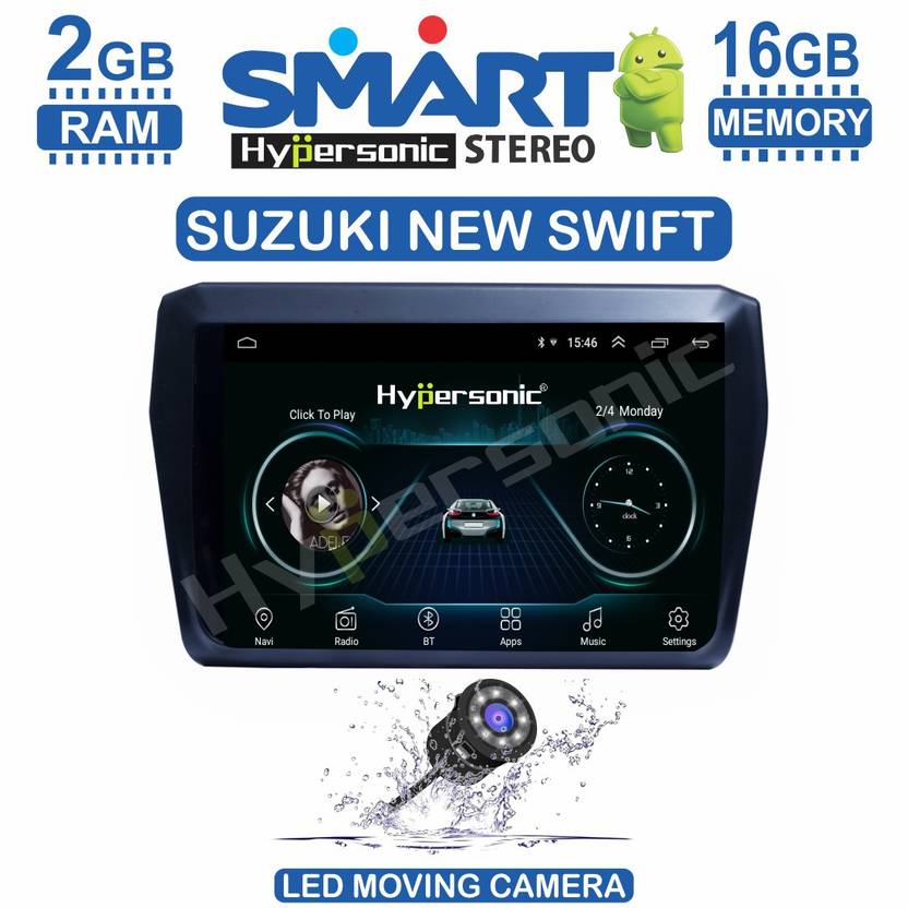 Hypersonic INTEGRATED NEW SWIFT SMART ANDROID SMART CAR STEREO Car