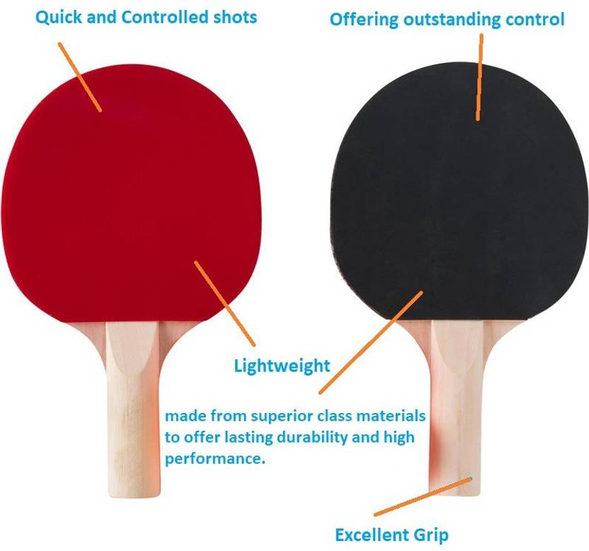 ARTENGO BY DECATHLON FREE STYLE TABLE TENNIS RACKET TT BATS PPR100