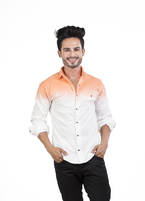 White orange shirt clearance