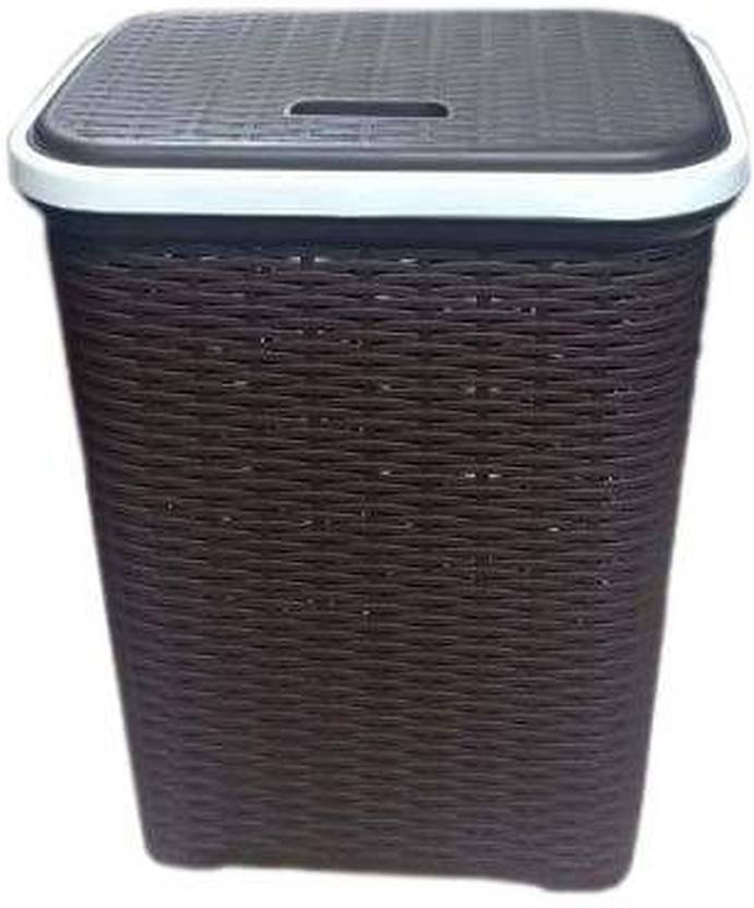 Nilkamal 50 L Brown Laundry Basket Buy Nilkamal 50 L Brown Laundry
