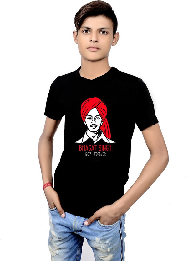 bhagat singh image t shirt