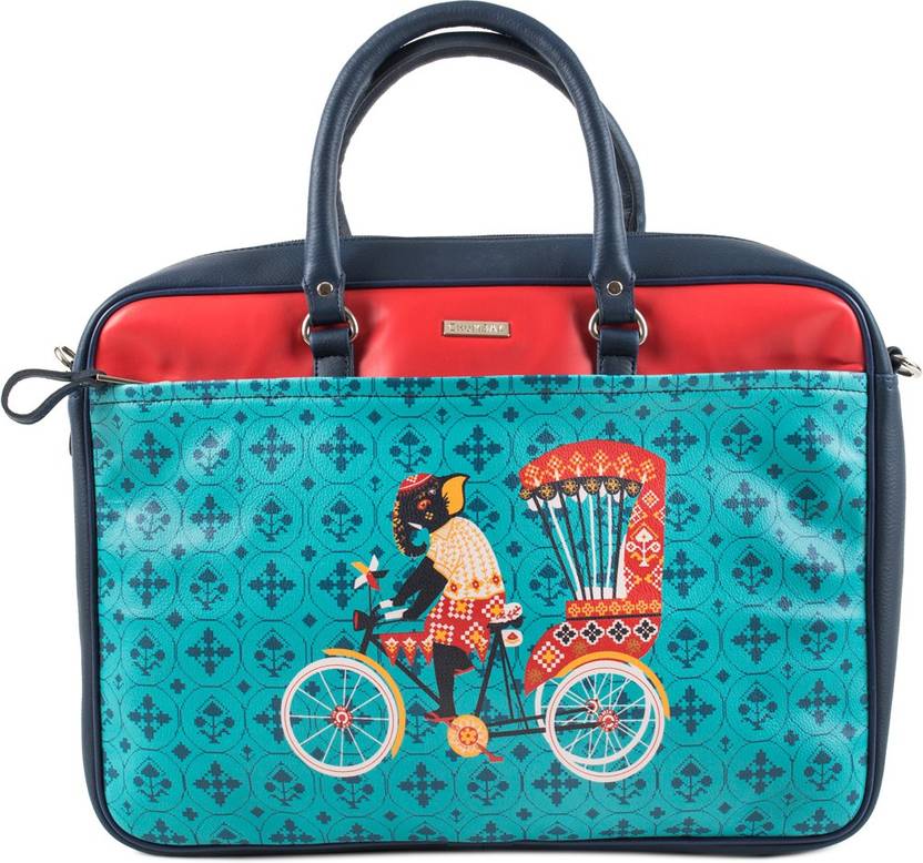 chumbak 15.6 inch Laptop Messenger Bag Blue Price in India