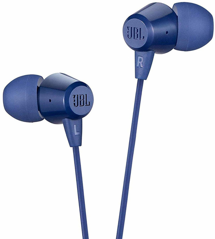 JBL C50HI Wired(Blue, In the Ear)
