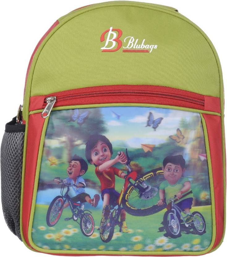 blubags 13 Litre Green Nursery LKG UKG Shiva Cycle School Bag For Boys And  Girls Kids School Bag And Benetn Kids Watch 13 L Backpack green - Price in  India 