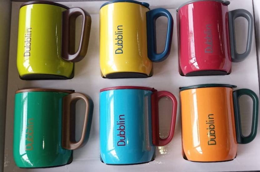 DUBBLIN Polo Set Of 6 Stainless Steel Coffee Mug Price in India Buy