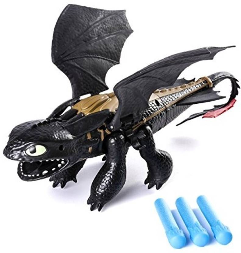 Dreamworks Dragons Toothless Dragon Blaster With Foam Darts Toothless