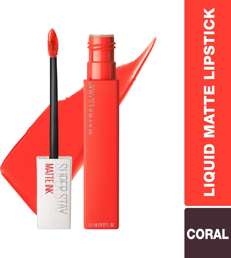 MAYBELLINE NEW YORK Super Stay Matte Ink Liquid Lipstick(25 Heroine, 5 ml)
