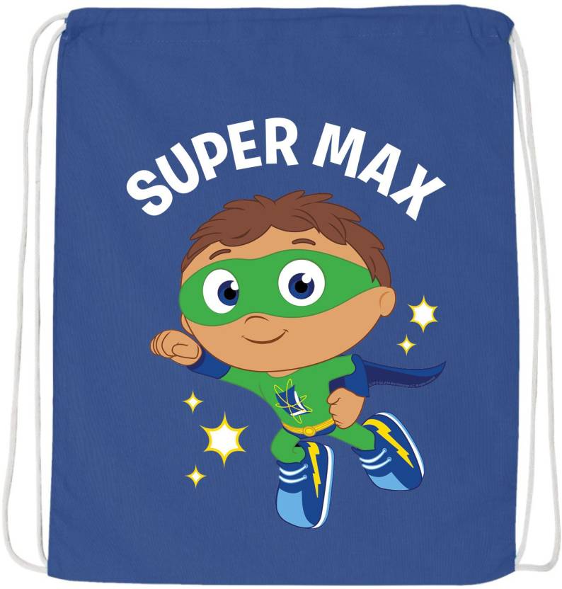Super Why! Personalized Super Why To The Rescue Blue Drawstring Bag 17 ...