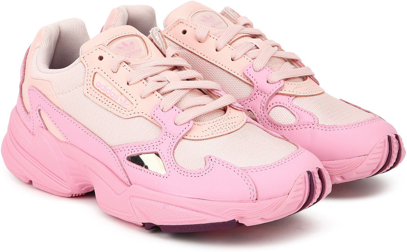 Pink adidas falcon clearance