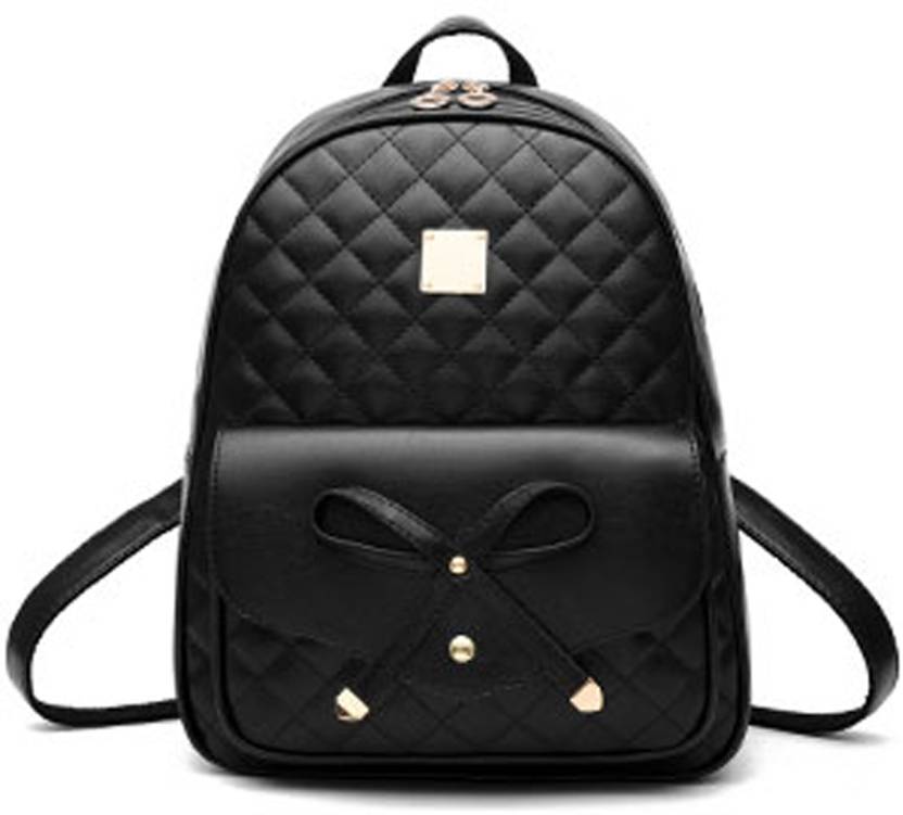 Flipkart.com | Alice Girls Black Bowknot Fashion Backpack Cute Mini ...