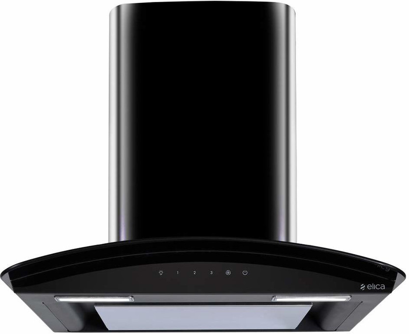 Elica Elica Glace EDS HE LTW 60 BK NERO T4V LED 1010 CMH 60 cm Chimney(Wall Mounted, Black) - Flipkart Deal